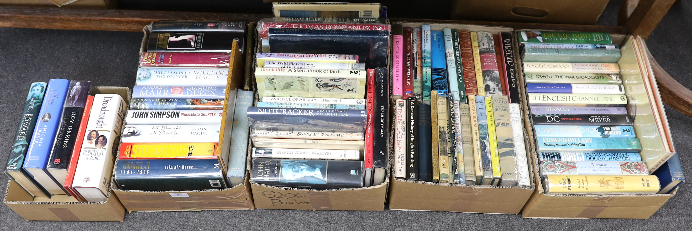 [Adams, Tom.] Agatha Christie The Art of Her Crimes. The Paintings of Tom Adams. With a Commentary by Julian Symons and a Preface by John Fowles. Small folio, New York, 1981. Butlin, Martin. William Blake. Small folio, T